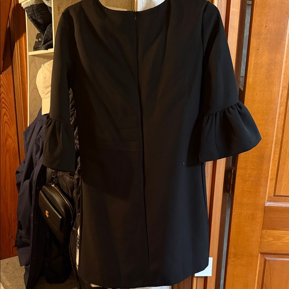 Goodnight Macaroon Black Ruffle Sleeve Dress Size M - Picture 6 of 6